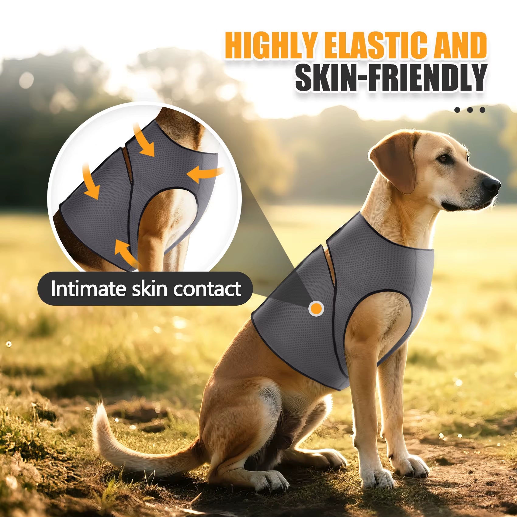 Dog Anxiety Jacket, Dog Coat for Thunder, Skin-Friendly Dog Calming Shirt - Keep Pet Calm, anti Anxiety Vest for Dogs and Cat