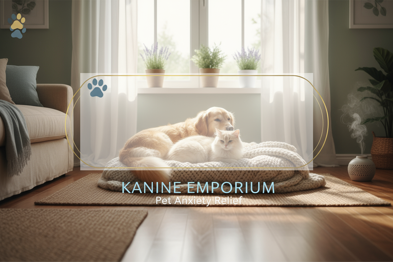 Kanine Emporium calming banner for anxiety relief products